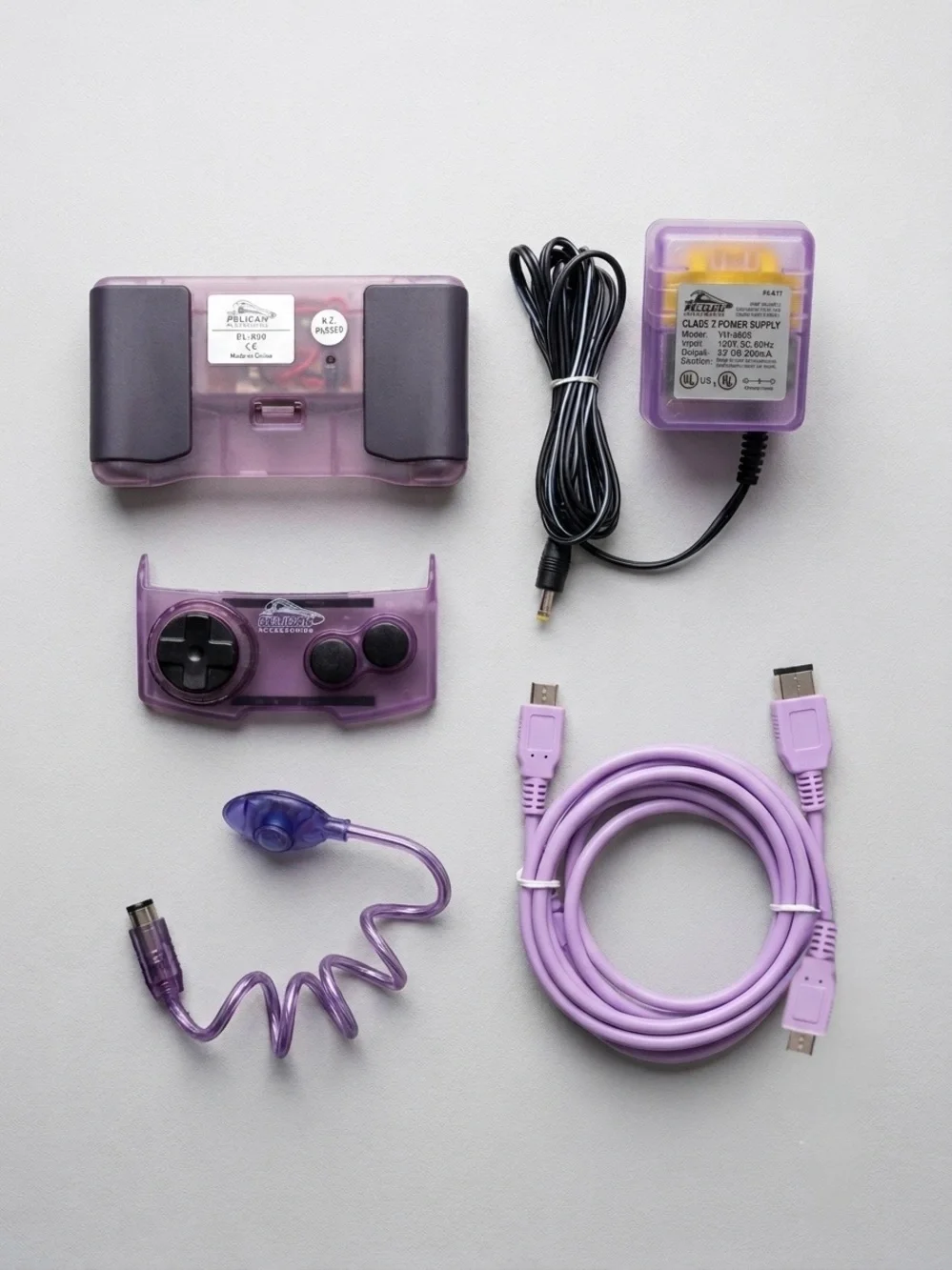 VINTAGE 90’s Nintendo Game Boy Color Atomic Purple Complete Box Set Y2K Tech